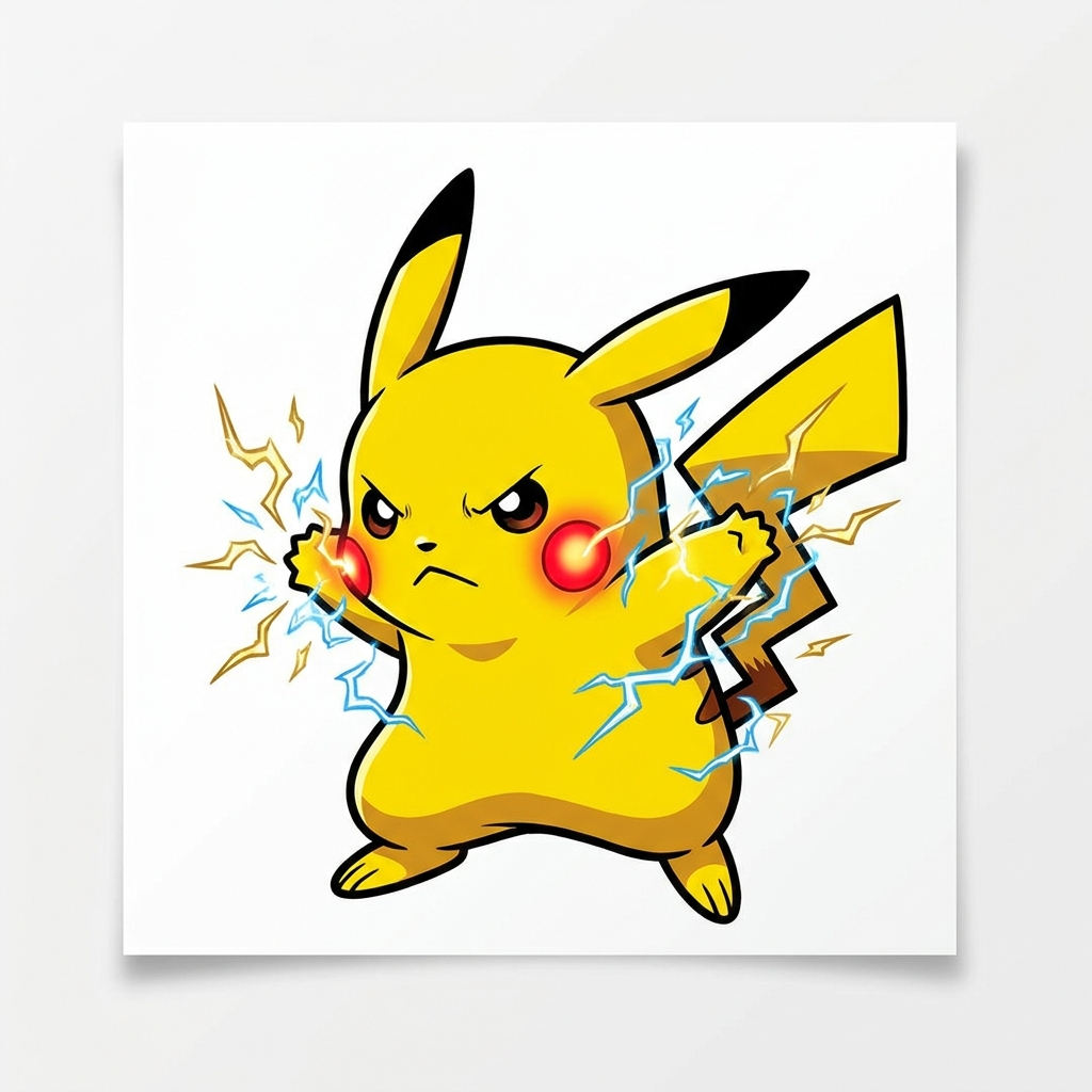 Pikachu — Powerful & Determined